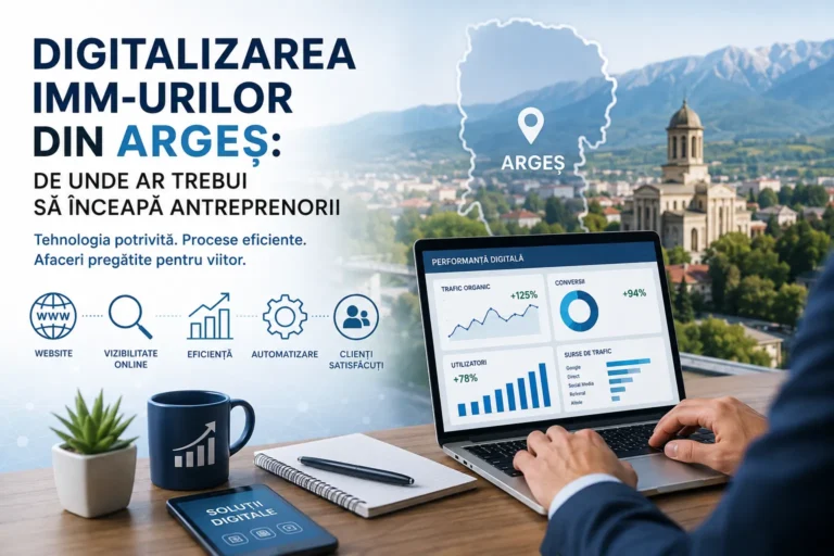 Digitalizarea IMM-urilor din Argeș: ghid pentru antreprenori digitalizarea IMM urilor din Argeș
